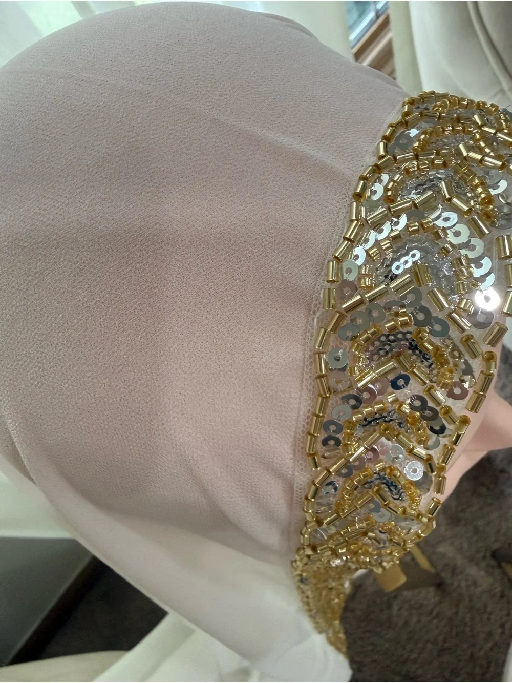 Henna scarf, hijab, henna beaded scarf, beaded hijab, hijab, scarf